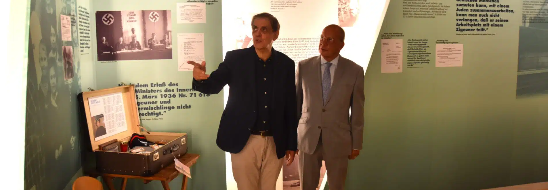 Besuch des Antiziganismusbeauftragten des Landes Rheinland-Pfalz Michael Hartmann beim Zentralrat Deutscher Sinti und Roma am 8. September 2025