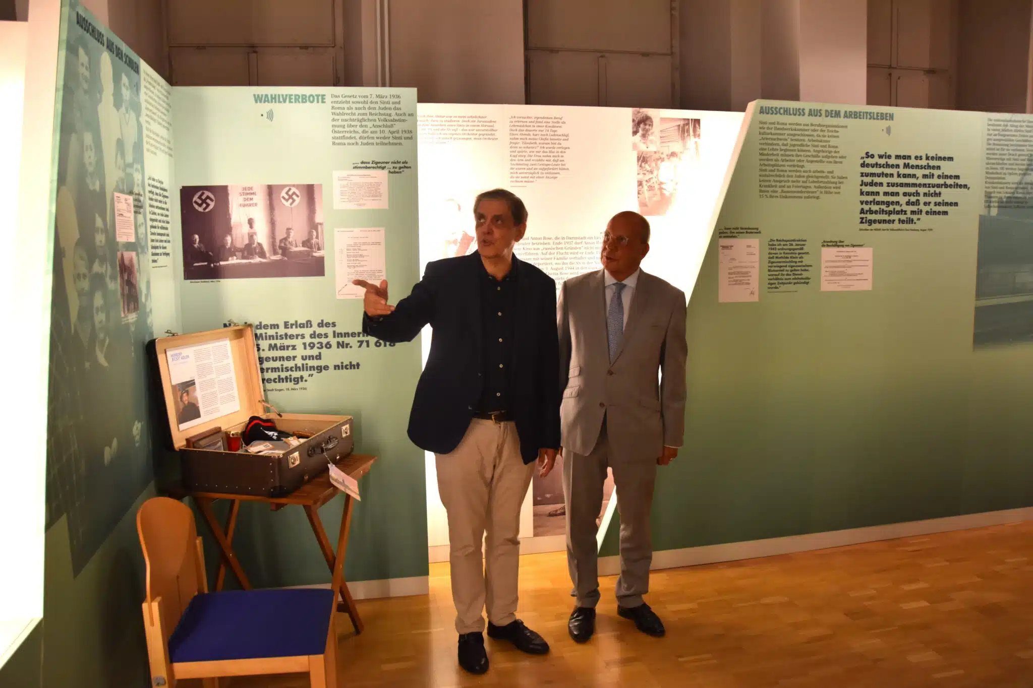 Besuch des Antiziganismusbeauftragten des Landes Rheinland-Pfalz Michael Hartmann beim Zentralrat Deutscher Sinti und Roma am 8. September 2025