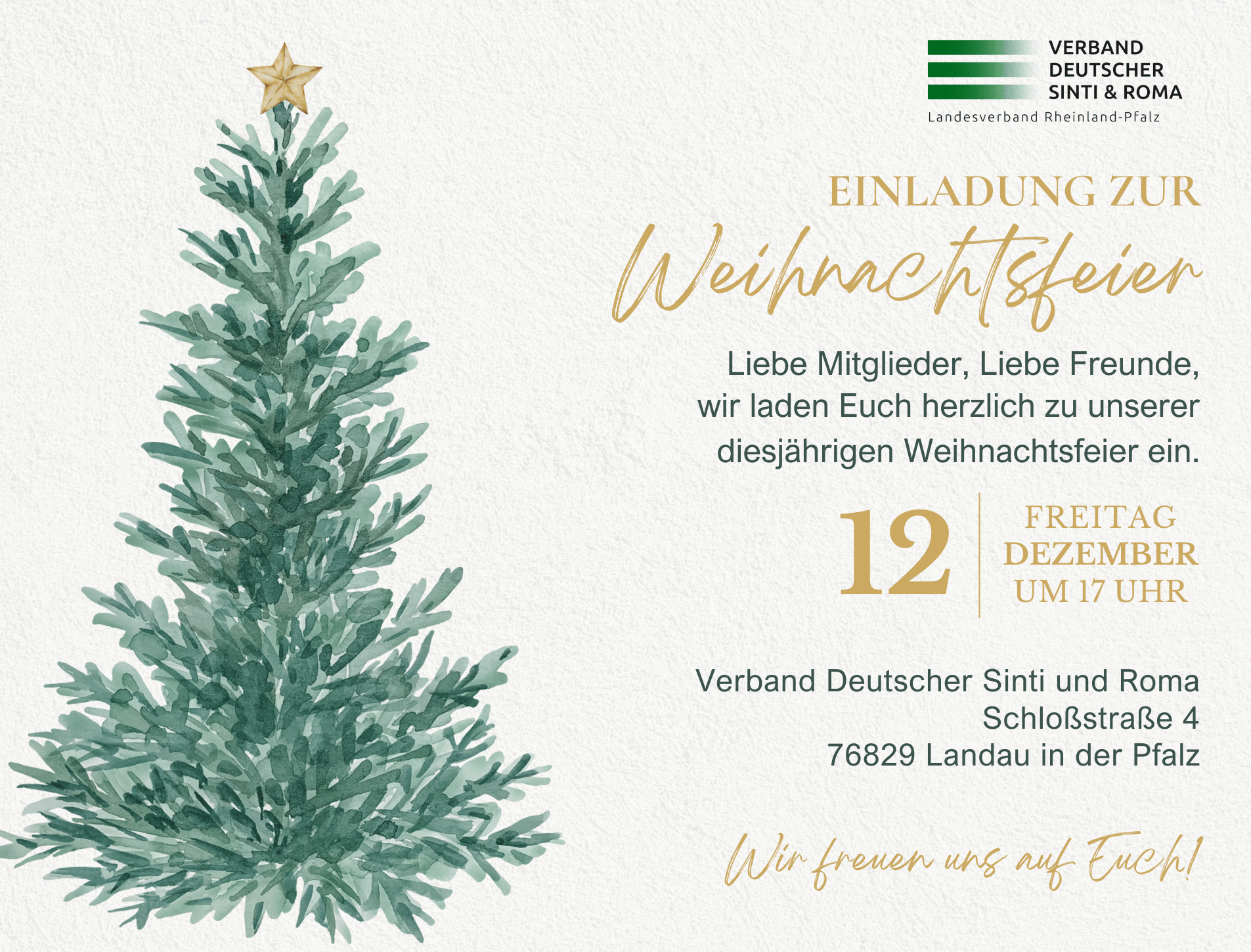 Weihnachtsfeier & Jahresabschluss des Landesverbands
